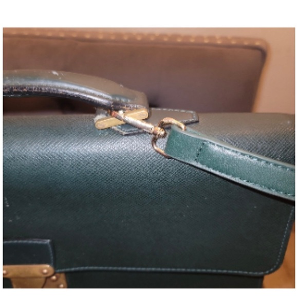 Louis Vuitton Robusto Serviette Consellier Laptop Briefcase Taiga Moskova GREEN - Picture 8 of 10